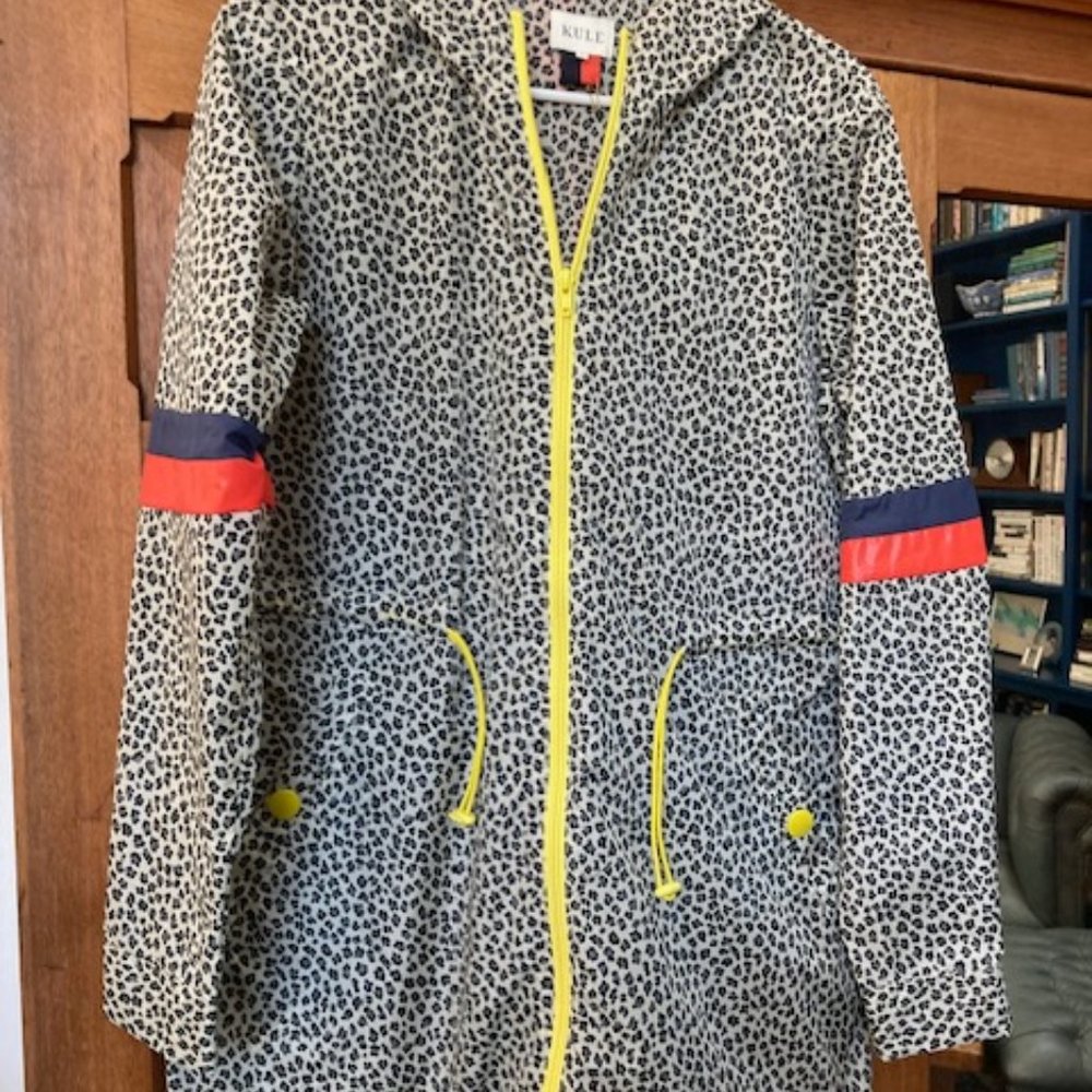 KULE Leopard Rainjacket, Sz Small